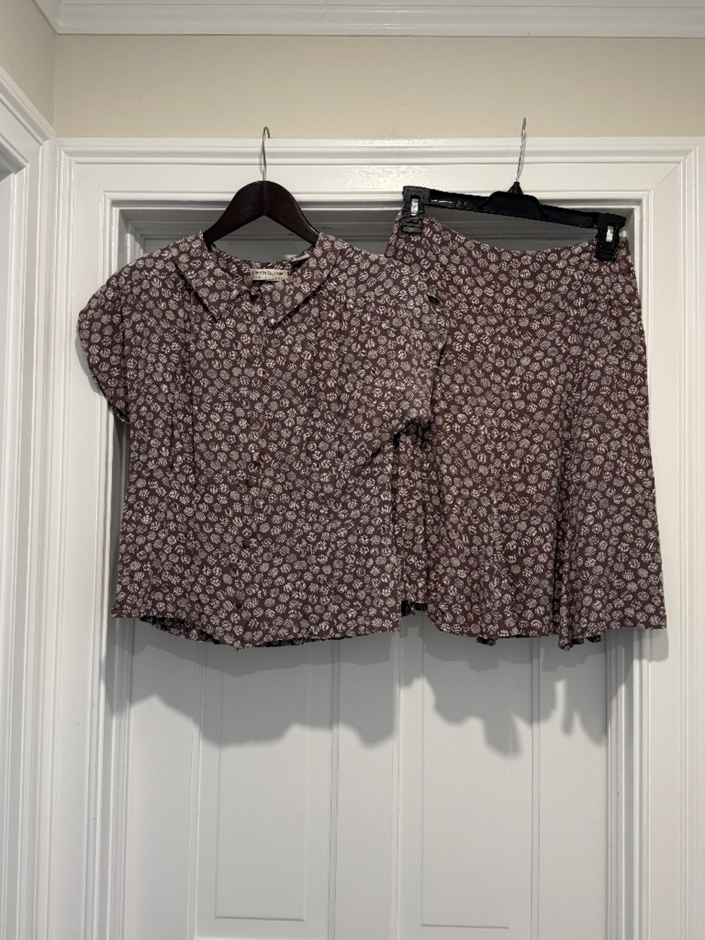 Vintage Top and Skirt Set